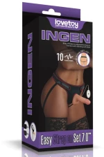 Vibrating Easy Strapon Set 7.0''