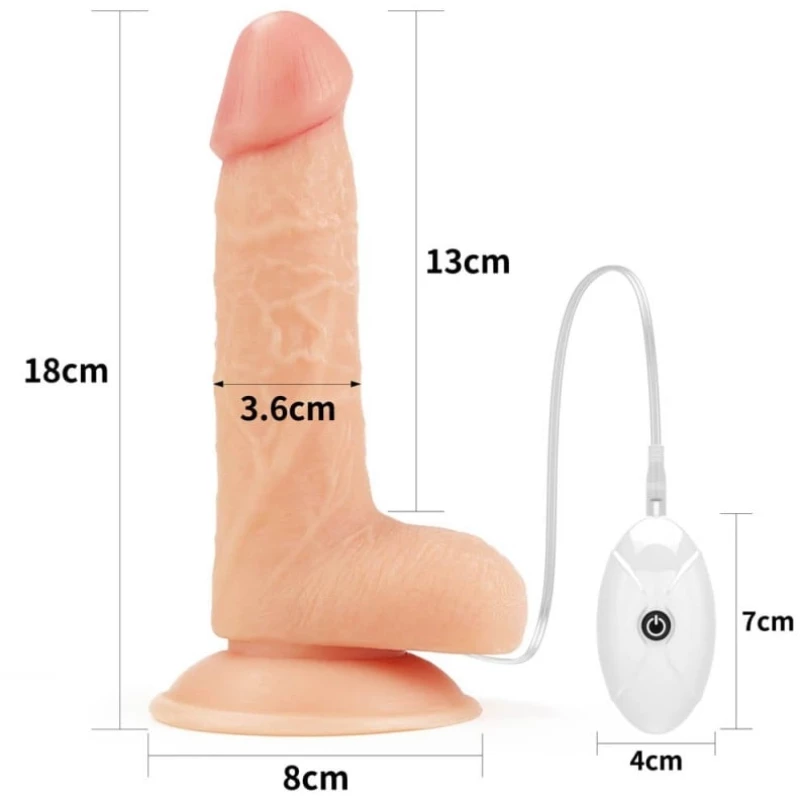 Vibrating Easy Strapon Set 7.0''