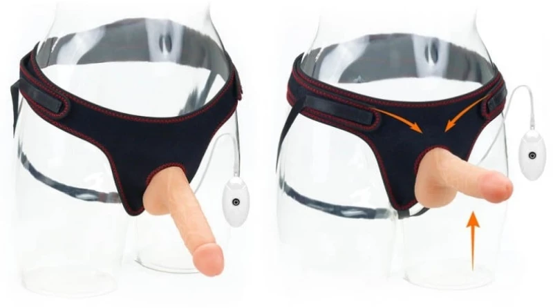Vibrating Easy Strapon Set 7.0''