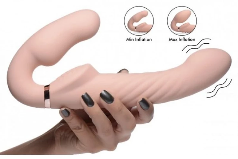 Swirl Vibrating Strapless Strap-On - Strap-U