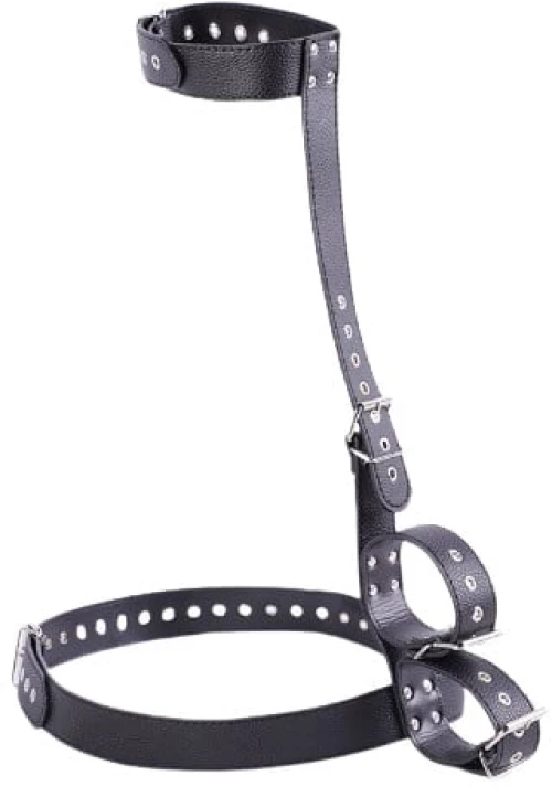 Restraint Set with Handcuffs - Black