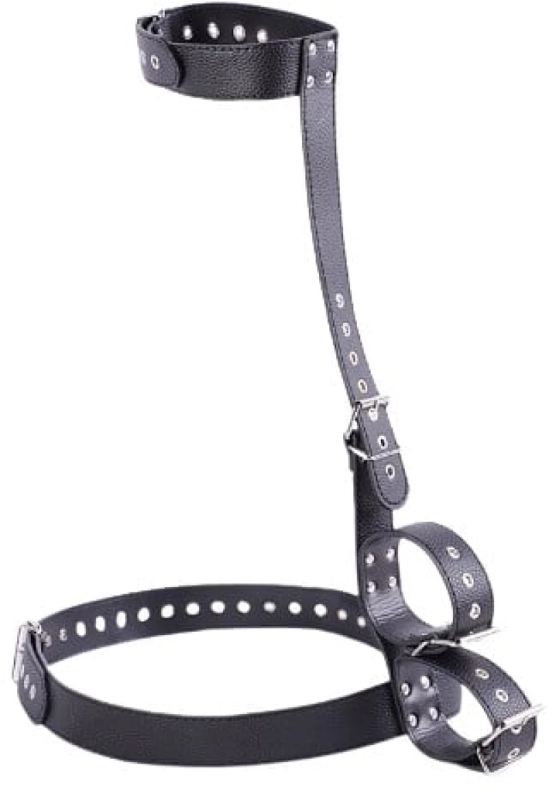 Restraint Set with Handcuffs - Black