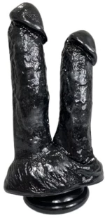Dildo Double Realistic Black
