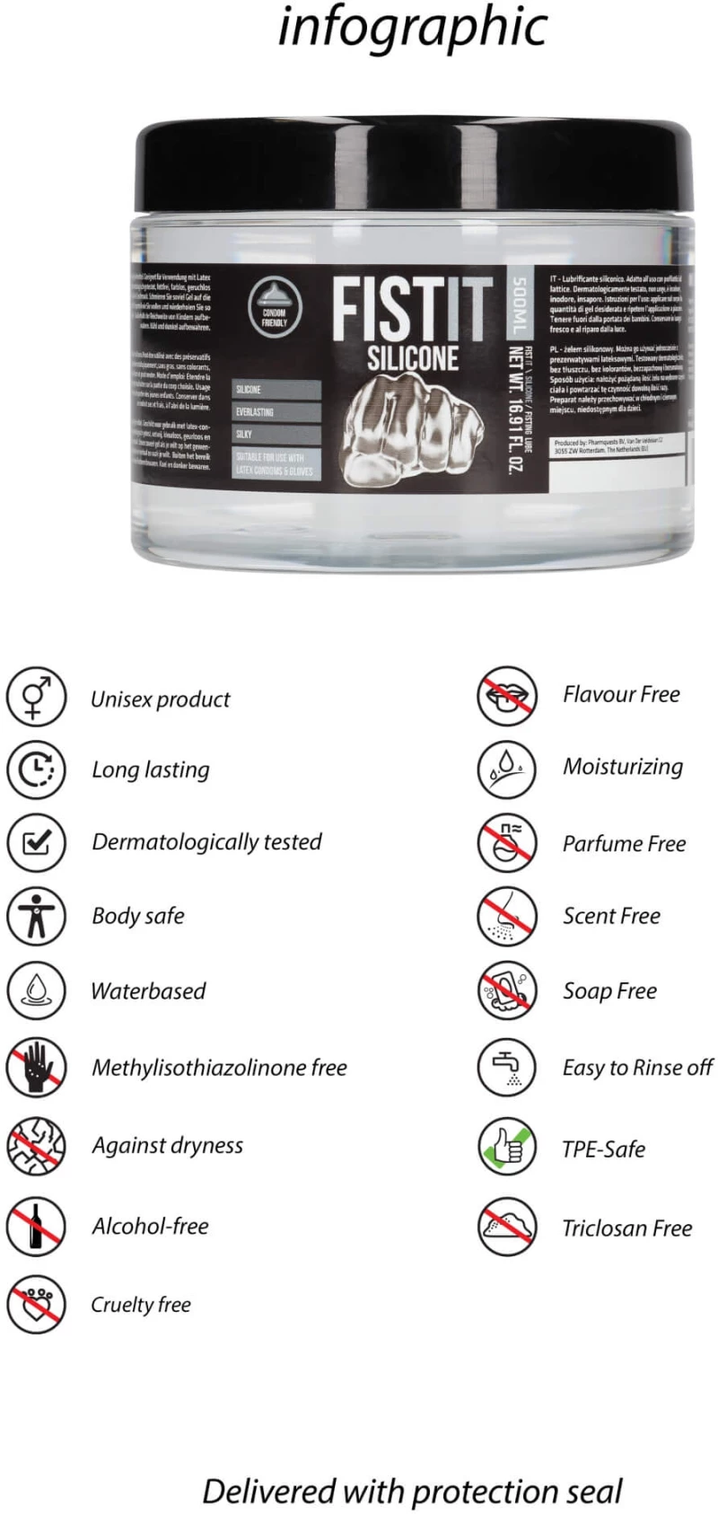 Fist It - Silicone Lube 500ML