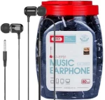 XO EP31 Handsfree 80τμχ/Μπουκάλι Μαύρο