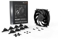 BEQUIET FAN SILENT WINGS 4 120MM PWM HIGH-SPEED BL094, 4 PIN PWM, 2500RPM, 76,7CFM/130,31M3/H, 31,2 dB, Lifespan 300000h, BLACK, 5YW.