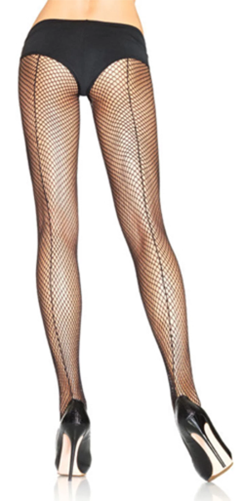 Leg Avenue - Backseam Fishnet Pantyhose