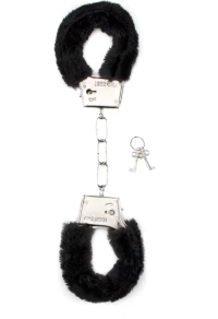 Furry Handcuffs - Black