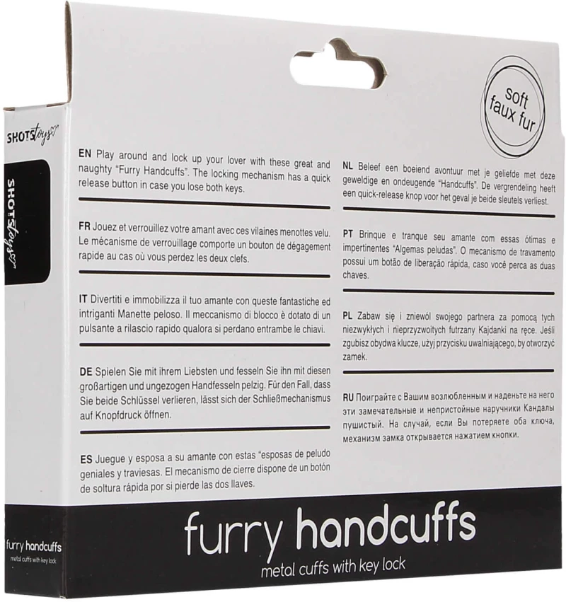 Furry Handcuffs - Black