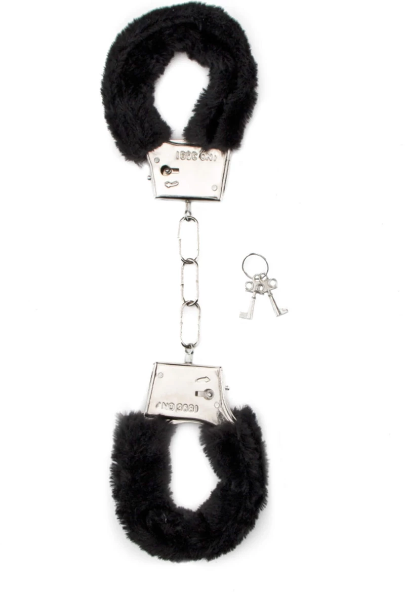 Furry Handcuffs - Black