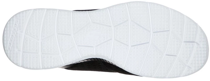 Skechers Engineered Mesh Lace-Up W/ Memory Foam 12607 12607-BKW SKECHERS Μαύρο