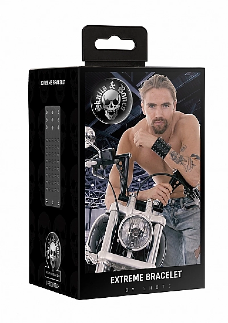 Ouch! Skulls and Bones - Extreme Bracelet - Black