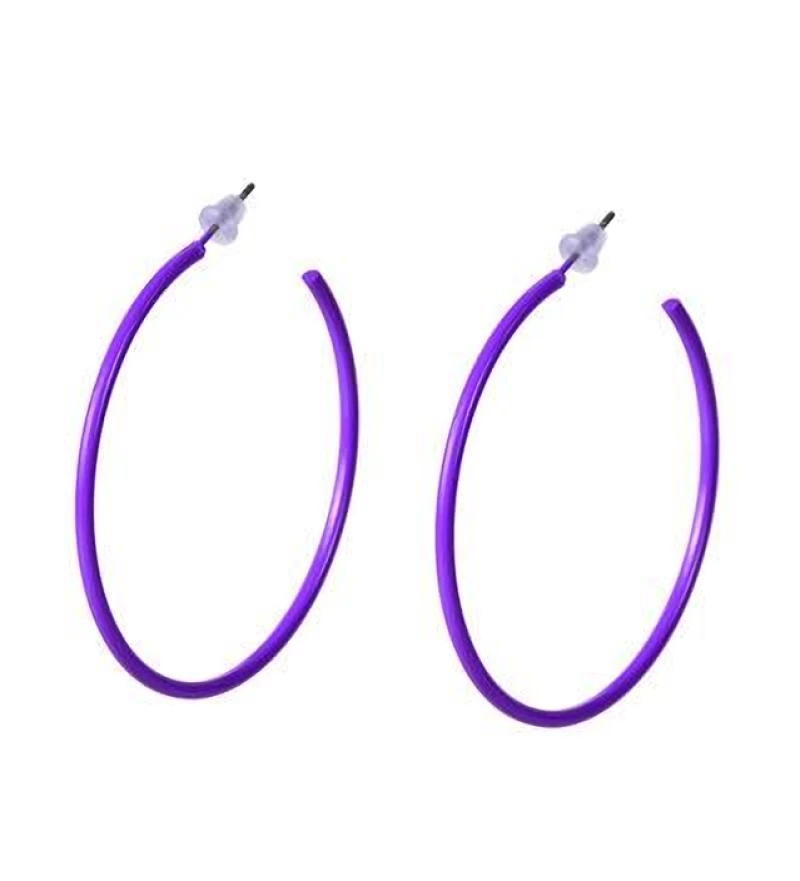 Neon Purple Earring