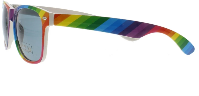 Bisexual Coloured Striped Sunglasses