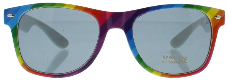Bisexual Coloured Striped Sunglasses