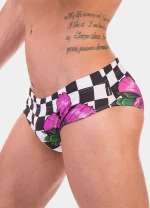 80S Flower Swim Brief