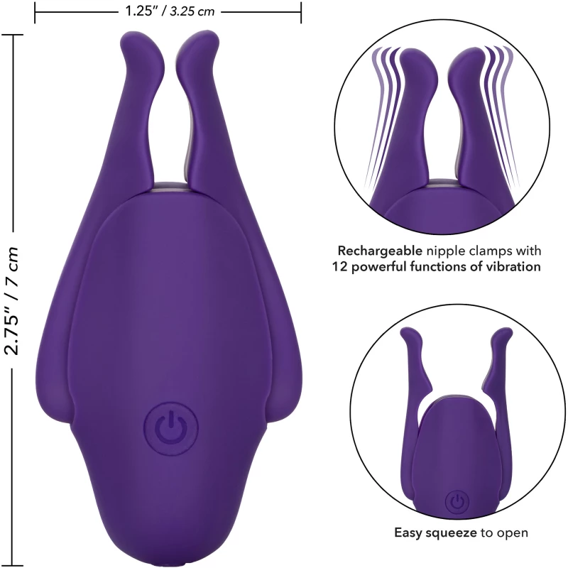 Rechargeable Nipplettes Purple