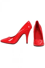 Red Vinyl Heels