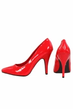 Red Vinyl Heels