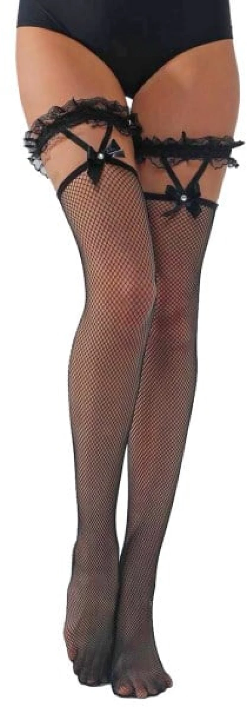 BAS RESILLE/JARRETIERE Black