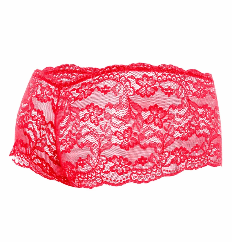 Μποξεράκι Rose Lace (Κόκκινο)