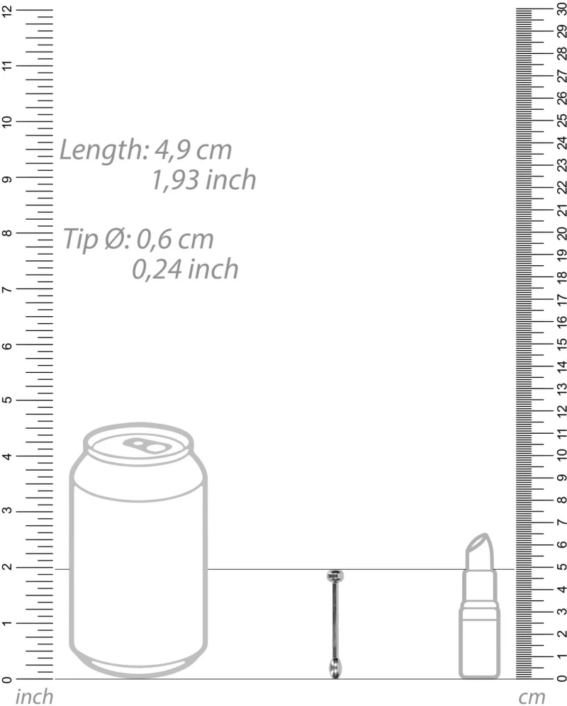 Urethral Sounding - Metal Plug - 6mm
