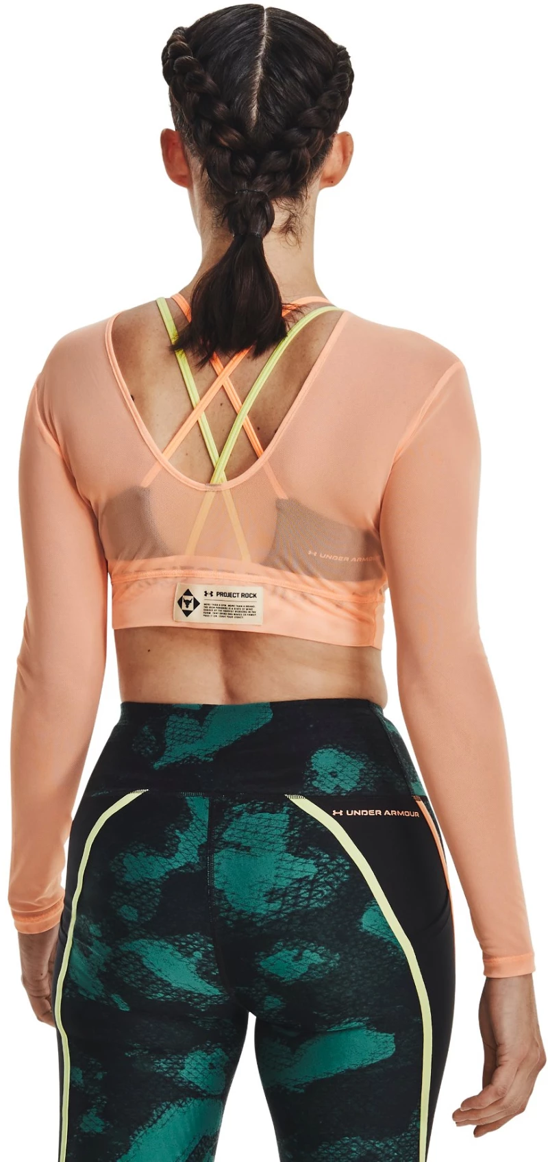 UA Pjt Rock Sheer LS 1377456-906 UNDER ARMOUR Πορτοκαλί