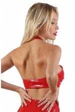 Backless & Crossover Vinyl Top Red