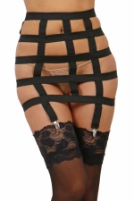Garter belt in elastic straps