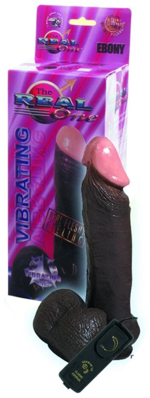 The Real One Vibrating 8'' - Black
