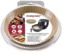 Beper Αντικολλητικά χαρτιά ψησίματος για Air Fryer διάτρητα 20cm 100τμχ C103ACC001