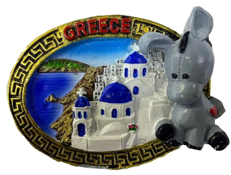 Tουριστικό μαγνητάκι Souvenir – Σετ 12pcs - Resin Magnet - 678042