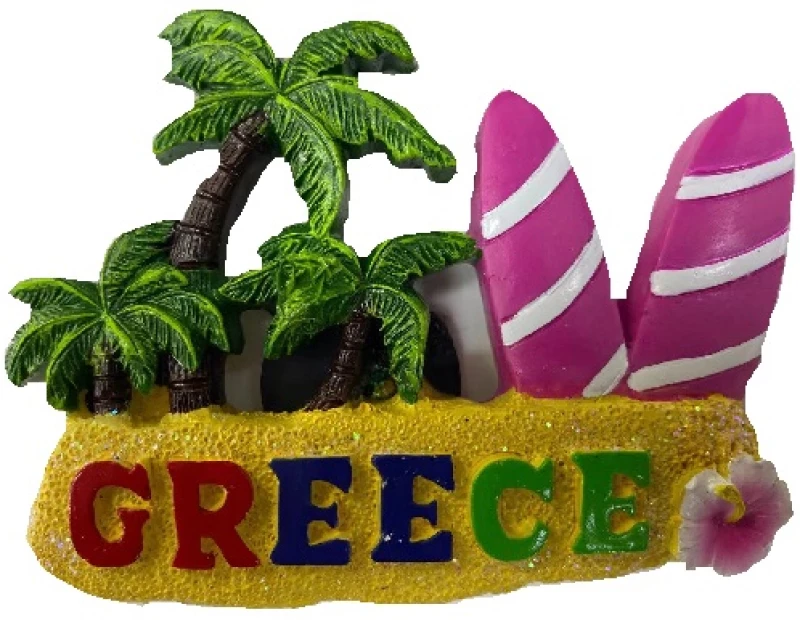 Tουριστικό μαγνητάκι Souvenir – Σετ 12pcs - Resin Magnet - 678057