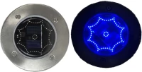 Ηλιακό φωτιστικό κήπου LED με σχέδιο - Καρφωτό - 4pcs - Blue - 431145