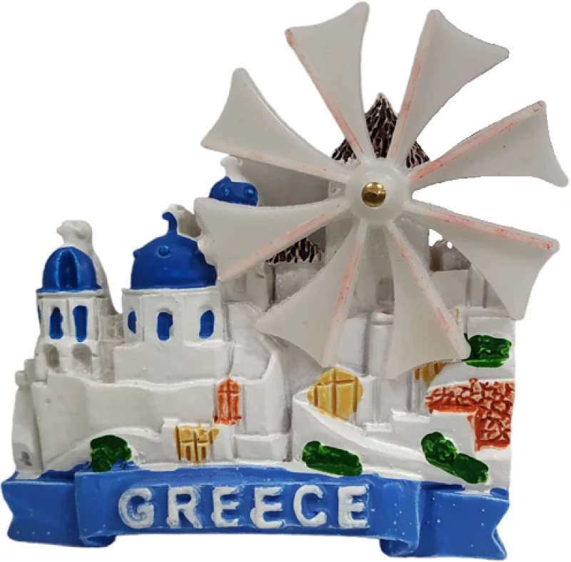 Tουριστικό μαγνητάκι Souvenir – Σετ 12pcs - Resin Magnet - 678210