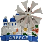 Tουριστικό μαγνητάκι Souvenir – Σετ 12pcs - Resin Magnet - 678210