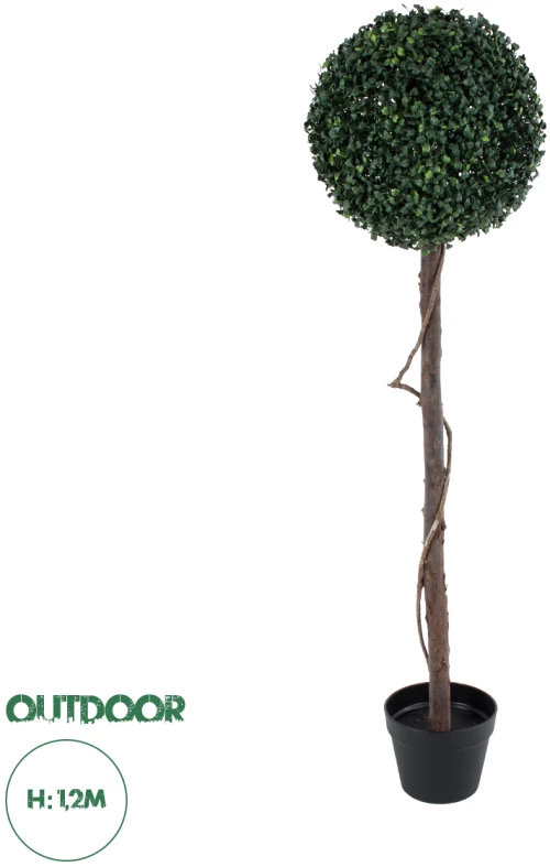 GloboStar® Artificial Garden BUXUS 20407 Τεχνητό Διακοσμητικό Φυτό Πυξός Υ120cm