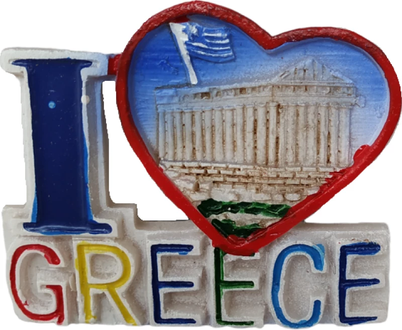 Tουριστικό μαγνητάκι Souvenir – Σετ 12pcs - Resin Magnet - 678002