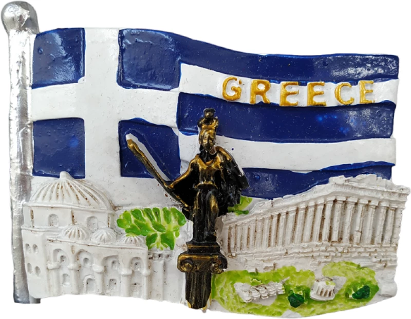 Tουριστικό μαγνητάκι Souvenir – Σετ 12pcs - Resin Magnet - 678004