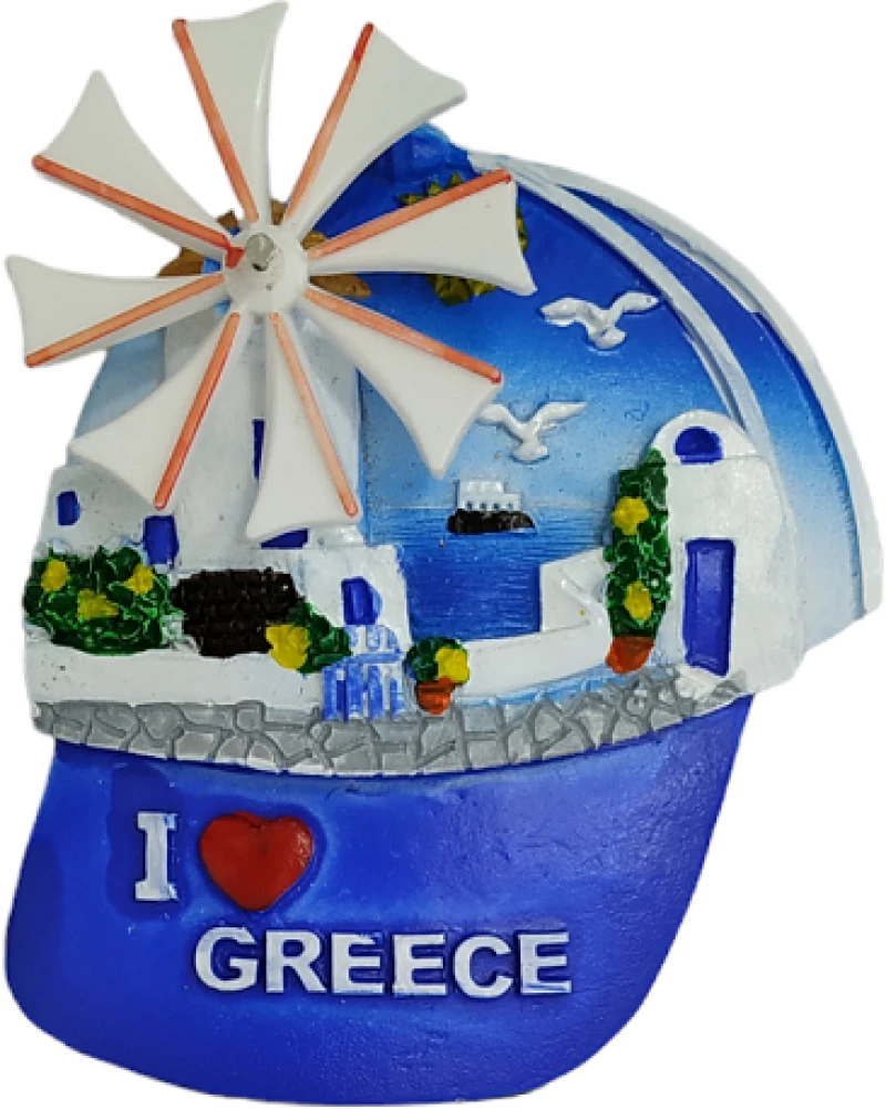 Tουριστικό μαγνητάκι Souvenir – Σετ 12pcs - Resin Magnet - 678184