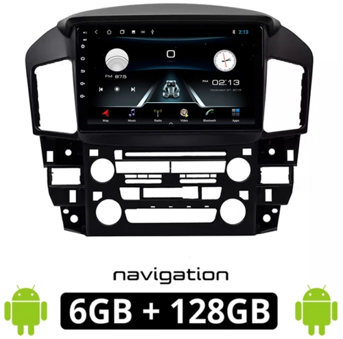 LEXUS RX 300 (1998 - 2003) Android οθόνη αυτοκίνητου 6GB με GPS WI-FI (ηχοσύστημα αφής 9" ιντσών OEM Youtube Playstore MP3 USB Radio Bluetooth Mirrorlink εργοστασιακή, 4x60W, AUX) LE85-6GB