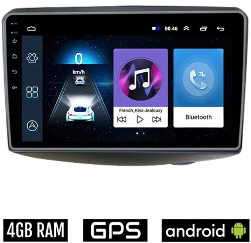 TOYOTA YARIS (1999-2004) Android οθόνη αυτοκίνητου 4GB με GPS WI-FI ( TOYOTA ηχοσύστημα αφής 9" ιντσών OEM Youtube Playstore MP3 USB Radio Bluetooth Mirrorlink  εργοστασιακή, 4 x 60W) TO97-4GB