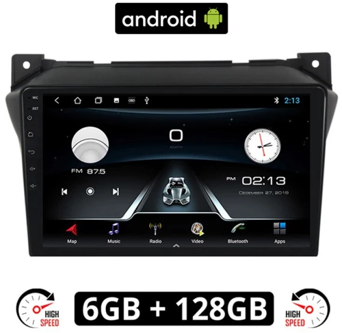 NISSAN PIXO (μετά το 2009) Android οθόνη αυτοκίνητου 6GB με GPS WI-FI (ηχοσύστημα αφής 9" ιντσών OEM Youtube Playstore MP3 USB Radio Bluetooth Mirrorlink εργοστασιακή, AUX, 4x60W)