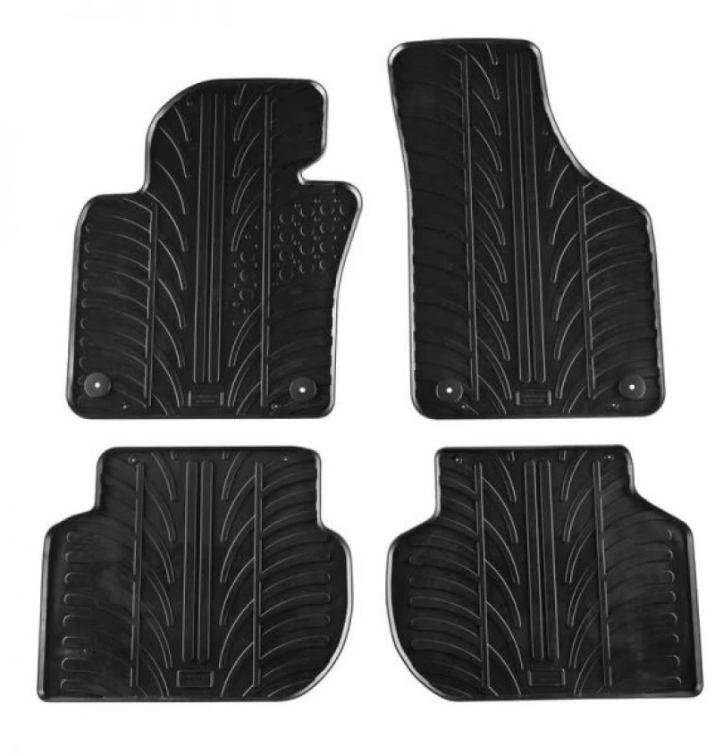 Πατάκια Αυτοκινήτου Gledring 0074 VW Jetta 6 2011-2019 Μαύρο 4 Τεμάχια 0013700