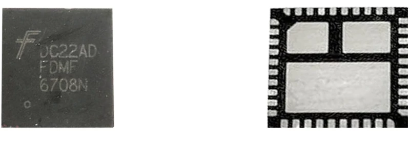 Controller IC Chip - MOSFET FDMF6708N FDMF6708 chip for laptop - Ολοκληρωμένο τσιπ φορητού υπολογιστή (Κωδ.1-CHIP0425)
