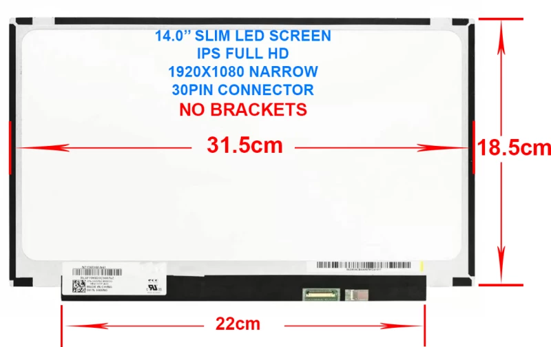 Οθόνη Laptop  ThinkBook 14 Gen 2 screen monitor (Κωδ.-1-SCR0071)