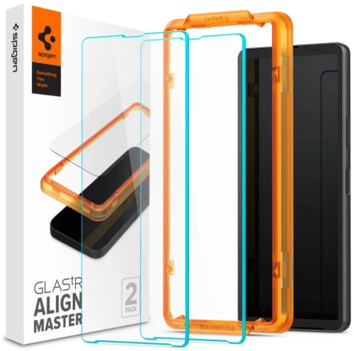 Spigen SGP Γυαλί προστασίας ALM GLAS.tR SLIM FC για SONY XPERIA 10 V - ΔΙΑΦΑΝΟ - AGL06429 - 2-TEM