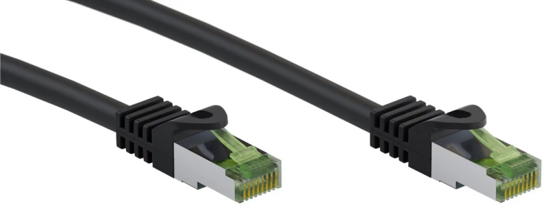 GOOBAY καλώδιο S/FTP CAT 8.1 61094  copper  AWG 26  GHMT  2m  μαύρο