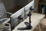 BRATECK βάση γραφείου LDT57-T02 για 2 οθόνες 17"-32"  έως 9kg ανά οθόνη