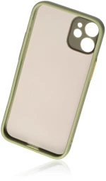 Naxius Case Rubber Frame Light Green iPhone 12 Mini Naxius